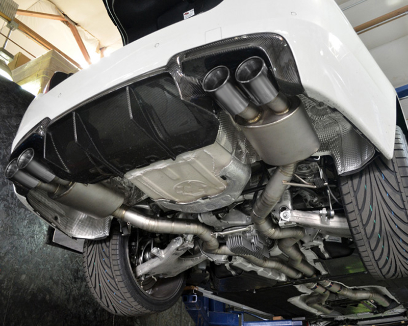 Agency Power Full Titanium Midpipe Catback Exhaust System Satin Tips