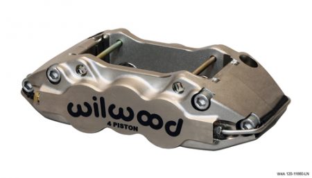 Wilwood W4A Radial Mount Caliper - Quick-Silver/ST Series - 4 Piston - Nickel Finish