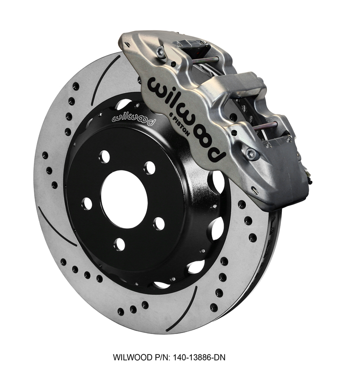 Wilwood 6Piston AERO6 Big Brake Kit w/ Nickel Plate Calipers 2015