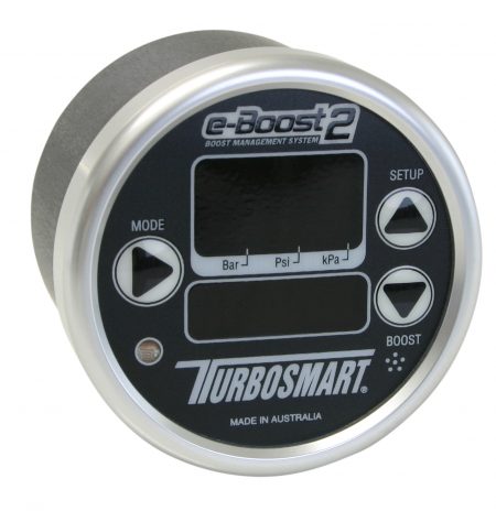 Turbosmart eB2 60mm e-Boost Gauge - Black Silver