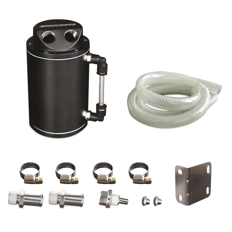 Mishimoto Compact Baffled Oil Catch Can 3-Port MMBCC-MSTHR-RD