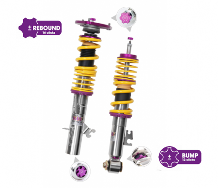 KW Clubsport 2 way Coilovers - BMW 3 Series F30 4 Series F32 2wd w/o EDC