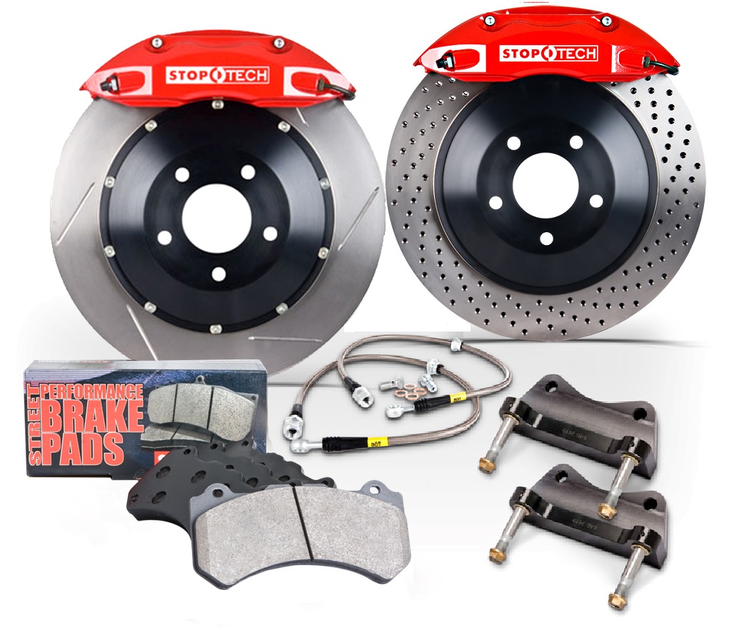 STOPTECH SPORTSTOP SLOTTED FRONT BRAKE DISC ROTOR SET FOR 04-11 MAZDA RX-8 