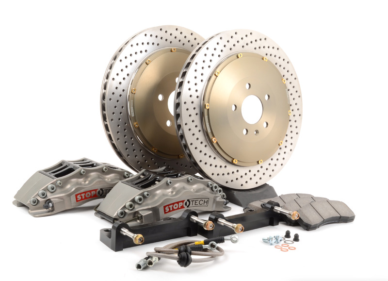 Front & Rear StopTech Drilled Slotted Brake Rotors Kit for Subaru BRZ Impreza
