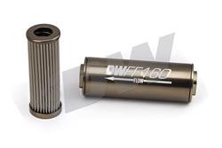 Deatschwerks In-line fuel filter element and housing kit, 10 micron -8AN  160mm – JE Import Performance