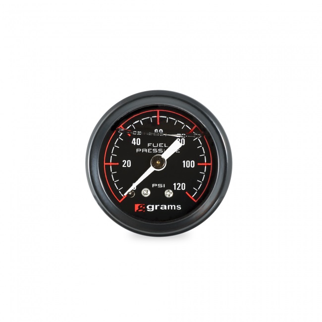 Grams Performance 0120psi Fuel Pressure Gauge JE Import Performance