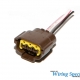 Wiring Specialties S14 KA24DE TPS (Throttle Position Sensor) Connector