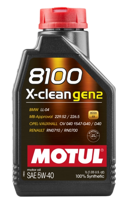 Motul 8100 X-CLEAN GEN2 5W-40 1L