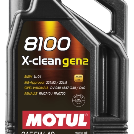 Motul 8100 X-CLEAN GEN2 5W-40 5L