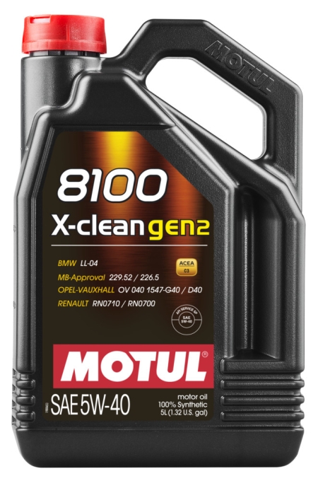 Motul 8100 X-CLEAN GEN2 5W-40 5L