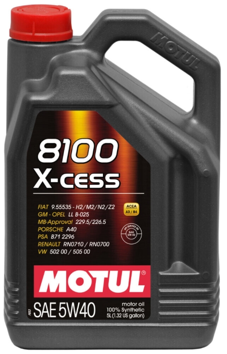 Motul 8100 X-CESS GEN2 5W-40 5L