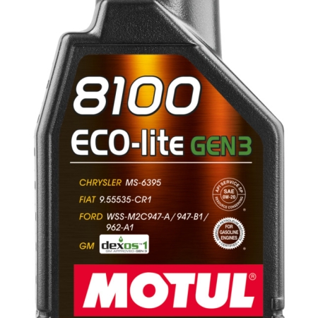 Motul 8100 ECO-LITE GEN3 0W20 1L