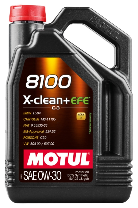Motul 8100 X-CLEAN + EFE 0W-30 5L