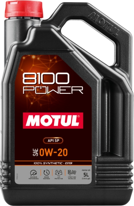 Motul 8100 POWER 0W-20 5L
