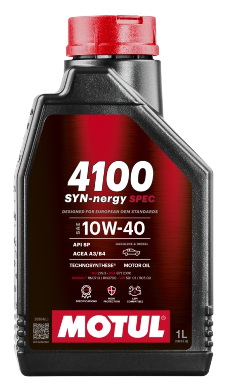 Motul 4100 SYN-nergy SPEC 10W-40 1L
