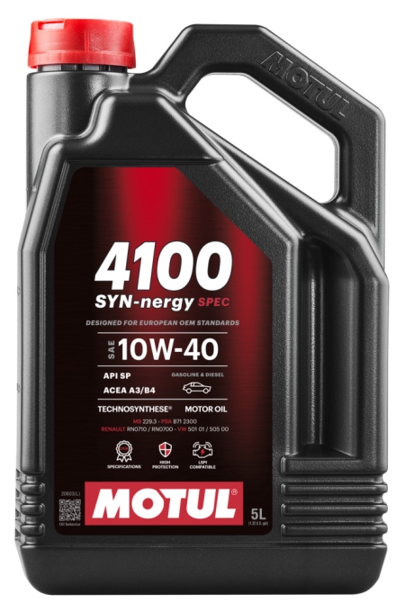 Motul 4100 SYN-nergy SPEC 10W-40 5L